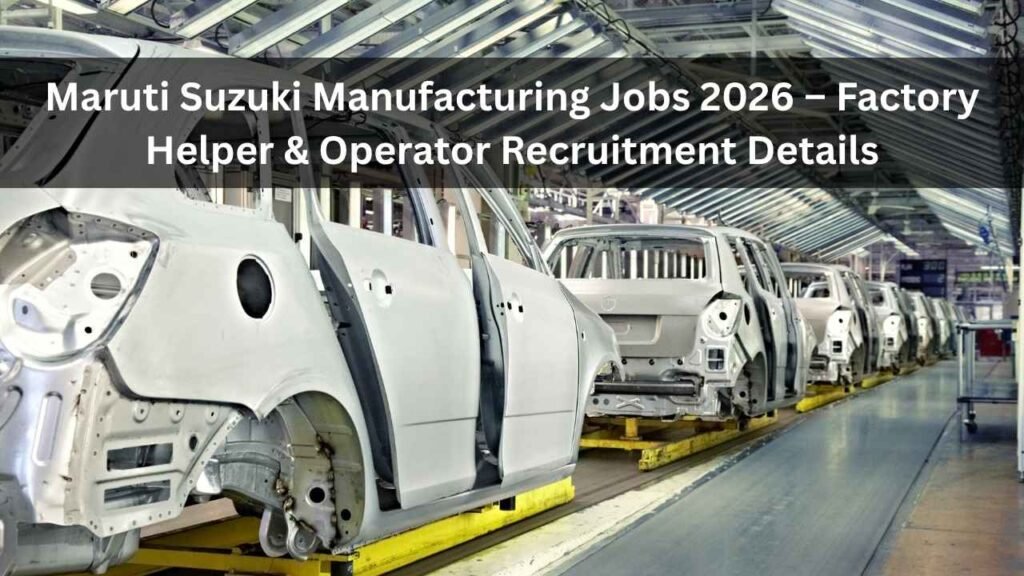 Maruti Suzuki Dealer Jobs 2026 recruitment guide covering showroom careers, sales executive vacancies, customer service roles, salary structure and eligibility details.